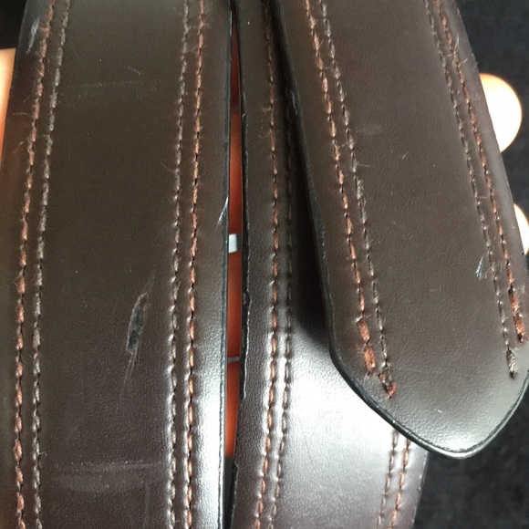 Mens Brown or Black Swivel Buckle Belt - Picture 7 of 16